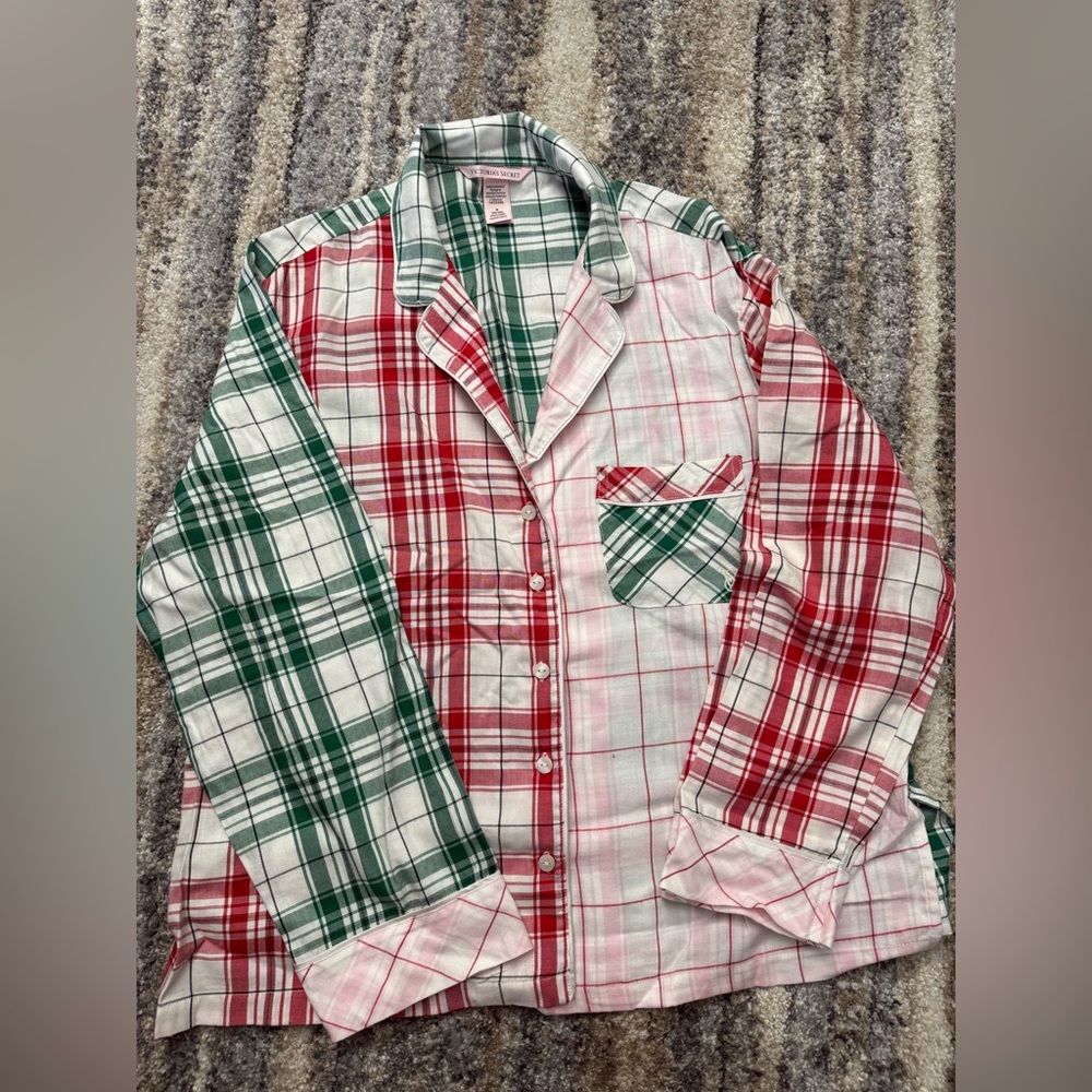 Victoria's Secret Multicolor Plaid Pajama Set